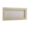 10x20 Shadow Box Frame White Washed Wood | with a 3/4" Usable Display Depth | Includes a White Real Suede Texture Acid-Free Backing Board, UV Resistant Acrylic, and Hanging Hardware view 1