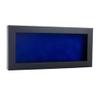 10x20 Shadow Box Frame Black Wood | with a 3/4" Usable Display Depth | Includes a Royal Blue Real Suede Texture Acid-Free Backing Board, UV Resistant Acrylic, and Hanging Hardware view 1