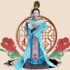 Jayiaine Chinese Doll Desktop Decor Ancient Four Beauties Doll Statue Oriental Asian Geisha Girl 12'' for Home Office Christmas Collectible,Four Beauties view 4