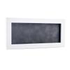 10x20 Shadow Box Frame White Wood | with a 3/4" Usable Display Depth | Includes a Dark Grey Real Suede Texture Acid-Free Backing Board, UV Resistant Acrylic, and Hanging Hardware view 1