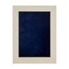 11x14 Shadow Box Frame White Washed Wood | with a 3/4" Usable Display Depth | Includes a Navy Blue Real Suede Texture Acid-Free Backing Board, UV Resistant Acrylic, and Hanging Hardware view 3