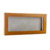10x20 Shadow Box Frame Light Brown Wood | with a 3/4" Usable Display Depth | Includes a Light Grey Real Suede Texture Acid-Free Backing Board, UV Resistant Acrylic, and Hanging Hardware view 1