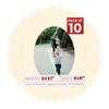 8x10 Mat Bevel Cut for 6x8 Photos - Precut Cream Oval Shaped Photo Mat Board Opening - Acid Free Matte to Protect Your Pictures - Bevel Cut for Family Photos, Pack of 10 Matboards view 1