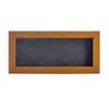 10x20 Shadow Box Frame Light Brown Wood | with a 3/4" Usable Display Depth | Includes a Dark Grey Real Suede Texture Acid-Free Backing Board, UV Resistant Acrylic, and Hanging Hardware view 3