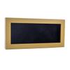 10x20 Shadow Box Frame Natural Wood | with a 3/4" Usable Display Depth | Includes a Black Real Suede Texture Acid-Free Backing Board, UV Resistant Acrylic, and Hanging Hardware view 1