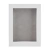 11x14 Shadow Box Frame White Wood | with a 3/4" Usable Display Depth | Includes a Light Grey Real Suede Texture Acid-Free Backing Board, UV Resistant Acrylic, and Hanging Hardware view 3