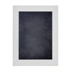 11x14 Shadow Box Frame White Wood | with a 3/4" Usable Display Depth | Includes a Dark Grey Real Suede Texture Acid-Free Backing Board, UV Resistant Acrylic, and Hanging Hardware view 3