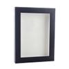 11x14 Shadow Box Frame Black Wood | with a 3/4" Usable Display Depth | Includes a White Real Suede Texture Acid-Free Backing Board, UV Resistant Acrylic, and Hanging Hardware view 1