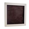 13x13 Shadow Box Frame White Washed Wood | with a 3/4" Usable Display Depth | Includes a Brown Real Suede Texture Acid-Free Backing Board, UV Resistant Acrylic, and Hanging Hardware view 1