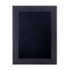 11x14 Shadow Box Frame Black Wood | with a 3/4" Usable Display Depth | Includes a Black Real Suede Texture Acid-Free Backing Board, UV Resistant Acrylic, and Hanging Hardware view 2