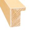 13x34 Shadow Box Frame Natural Wood | with a 3/4" Usable Display Depth | Includes a Red Real Suede Texture Acid-Free Backing Board, UV Resistant Acrylic, and Hanging Hardware view 4