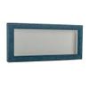 10x20 Shadow Box Frame Blue Wood | with a 1" Usable Display Depth | Includes a White Real Suede Texture Acid-Free Backing Board, UV Resistant Acrylic, and Hanging Hardware view 1