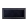 13x34 Shadow Box Frame Barnwood Black Wood | with a 1" Usable Display Depth | Includes a Black Real Suede Texture Acid-Free Backing Board, UV Resistant Acrylic, and Hanging Hardware view 2