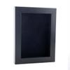 11x14 Shadow Box Frame Charcoal Gray Wood | with a 3/4" Usable Display Depth | Includes a Black Real Suede Texture Acid-Free Backing Board, UV Resistant Acrylic, and Hanging Hardware view 1