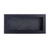 10x20 Shadow Box Frame Black Wood | with a 3/4" Usable Display Depth | Includes a Dark Grey Real Suede Texture Acid-Free Backing Board, UV Resistant Acrylic, and Hanging Hardware view 2