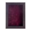 11x14 Shadow Box Frame Brown Walnut Wood | with a 3/4" Usable Display Depth | Includes a Dark Berry Real Suede Texture Acid-Free Backing Board, UV Resistant Acrylic, and Hanging Hardware view 2
