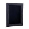 11x14 Shadow Box Frame Barnwood Black Wood | with a 1" Usable Display Depth | Includes a Black Real Suede Texture Acid-Free Backing Board, UV Resistant Acrylic, and Hanging Hardware view 1