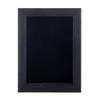 11x14 Shadow Box Frame Barnwood Black Wood | with a 1" Usable Display Depth | Includes a Black Real Suede Texture Acid-Free Backing Board, UV Resistant Acrylic, and Hanging Hardware view 2