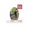 8.5x11 Mat Bevel Cut for 5.5x8.5 Photos - Precut White Oval Shaped Photo Mat Board Opening - Acid Free Matte to Protect Your Pictures - Bevel Cut for Family Photos, Pack of 10 Matboards view 1