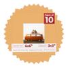 6x6 Mat Bevel Cut for 3x3 Photos - Precut Topaz Orange Square Shaped Photo Mat Board Opening - Acid Free Matte to Protect Your Pictures - Bevel Cut for Family Photos, Pack of 10 Matboards view 1