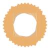 6x6 Mat Bevel Cut for 3x3 Photos - Precut Topaz Orange Square Shaped Photo Mat Board Opening - Acid Free Matte to Protect Your Pictures - Bevel Cut for Family Photos, Pack of 10 Matboards view 3
