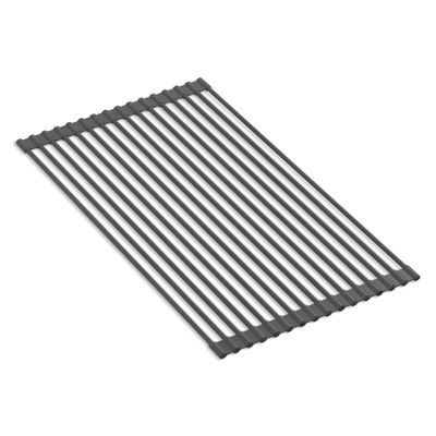 19-1/2" L x 11" W Silicone and Stainless Steel Roll-Up Multipurpose Rack