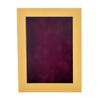 11x14 Shadow Box Frame Natural Wood | with a 3/4" Usable Display Depth | Includes a Dark Berry Real Suede Texture Acid-Free Backing Board, UV Resistant Acrylic, and Hanging Hardware view 3