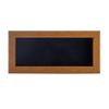 10x20 Shadow Box Frame Light Brown Wood | with a 3/4" Usable Display Depth | Includes a Black Real Suede Texture Acid-Free Backing Board, UV Resistant Acrylic, and Hanging Hardware view 3