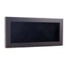 10x20 Shadow Box Frame Brown Walnut Wood | with a 3/4" Usable Display Depth | Includes a Black Real Suede Texture Acid-Free Backing Board, UV Resistant Acrylic, and Hanging Hardware view 1