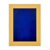 11x14 Shadow Box Frame Natural Wood | with a 3/4" Usable Display Depth | Includes a Royal Blue Real Suede Texture Acid-Free Backing Board, UV Resistant Acrylic, and Hanging Hardware view 3