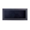 13x34 Shadow Box Frame Black Wood | with a 3/4" Usable Display Depth | Includes a Black Real Suede Texture Acid-Free Backing Board, UV Resistant Acrylic, and Hanging Hardware view 2