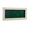10x20 Shadow Box Frame White Washed Wood | with a 3/4" Usable Display Depth | Includes a Forest Green Real Suede Texture Acid-Free Backing Board, UV Resistant Acrylic, and Hanging Hardware view 1