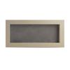 10x20 Shadow Box Frame White Washed Wood | with a 3/4" Usable Display Depth | Includes a Light Grey Real Suede Texture Acid-Free Backing Board, UV Resistant Acrylic, and Hanging Hardware view 3