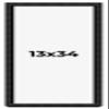 13x34 Shadow Box Frame Barnwood Black Wood | with a 1" Usable Display Depth | Includes a Brown Real Suede Texture Acid-Free Backing Board, UV Resistant Acrylic, and Hanging Hardware view 3