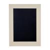 11x14 Shadow Box Frame White Washed Wood | with a 3/4" Usable Display Depth | Includes a Black Real Suede Texture Acid-Free Backing Board, UV Resistant Acrylic, and Hanging Hardware view 3