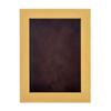 11x14 Shadow Box Frame Natural Wood | with a 3/4" Usable Display Depth | Includes a Brown Real Suede Texture Acid-Free Backing Board, UV Resistant Acrylic, and Hanging Hardware view 3