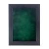 11x14 Shadow Box Frame Charcoal Gray Wood | with a 3/4" Usable Display Depth | Includes a Forest Green Real Suede Texture Acid-Free Backing Board, UV Resistant Acrylic, and Hanging Hardware view 3