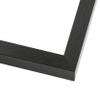 11x14 Shadow Box Frame Charcoal Gray Wood | with a 3/4" Usable Display Depth | Includes a Dark Grey Real Suede Texture Acid-Free Backing Board, UV Resistant Acrylic, and Hanging Hardware view 2