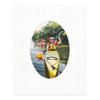 6x8 Mat Bevel Cut for 4x5 Photos - Precut White Linen Canvas Oval Shaped Photo Mat Board Opening - Acid Free Matte to Protect Your Pictures - Bevel Cut for Family Photos, Pack of 10 Matboards view 4