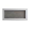 10x20 Shadow Box Frame White Wood | with a 3/4" Usable Display Depth | Includes a Light Grey Real Suede Texture Acid-Free Backing Board, UV Resistant Acrylic, and Hanging Hardware view 3