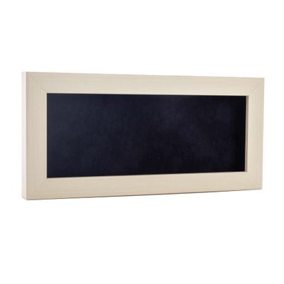 10x20 Shadow Box Frame White Washed Wood | with a 3/4" Usable Display Depth | Includes a Black Real Suede Texture Acid-Free Backing Board, UV Resistant Acrylic, and Hanging Hardware