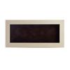 10x20 Shadow Box Frame White Washed Wood | with a 3/4" Usable Display Depth | Includes a Black Real Suede Texture Acid-Free Backing Board, UV Resistant Acrylic, and Hanging Hardware view 3