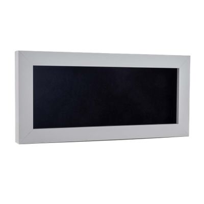 10x20 Shadow Box Frame White Wood | with a 3/4" Usable Display Depth | Includes a Black Real Suede Texture Acid-Free Backing Board, UV Resistant Acrylic, and Hanging Hardware