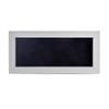 10x20 Shadow Box Frame White Wood | with a 3/4" Usable Display Depth | Includes a Black Real Suede Texture Acid-Free Backing Board, UV Resistant Acrylic, and Hanging Hardware view 3