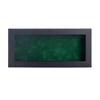 13x34 Shadow Box Frame Black Wood | with a 3/4" Usable Display Depth | Includes a Forest Green Real Suede Texture Acid-Free Backing Board, UV Resistant Acrylic, and Hanging Hardware view 2