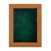 11x14 Shadow Box Frame Light Brown Wood | with a 3/4" Usable Display Depth | Includes a Forest Green Real Suede Texture Acid-Free Backing Board, UV Resistant Acrylic, and Hanging Hardware view 3