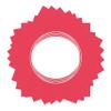 8x8 Mat Bevel Cut for 4x4 Photos - Precut Cardinal Red Circle Shaped Photo Mat Board Opening - Acid Free Matte to Protect Your Pictures - Bevel Cut for Family Photos, Pack of 10 Matboards view 3