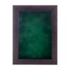 11x14 Shadow Box Frame Brown Walnut Wood | with a 3/4" Usable Display Depth | Includes a Forest Green Real Suede Texture Acid-Free Backing Board, UV Resistant Acrylic, and Hanging Hardware view 2