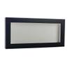 10x20 Shadow Box Frame Black Wood | with a 3/4" Usable Display Depth | Includes a White Real Suede Texture Acid-Free Backing Board, UV Resistant Acrylic, and Hanging Hardware view 1