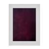 11x14 Shadow Box Frame White Wood | with a 3/4" Usable Display Depth | Includes a Dark Berry Real Suede Texture Acid-Free Backing Board, UV Resistant Acrylic, and Hanging Hardware view 3